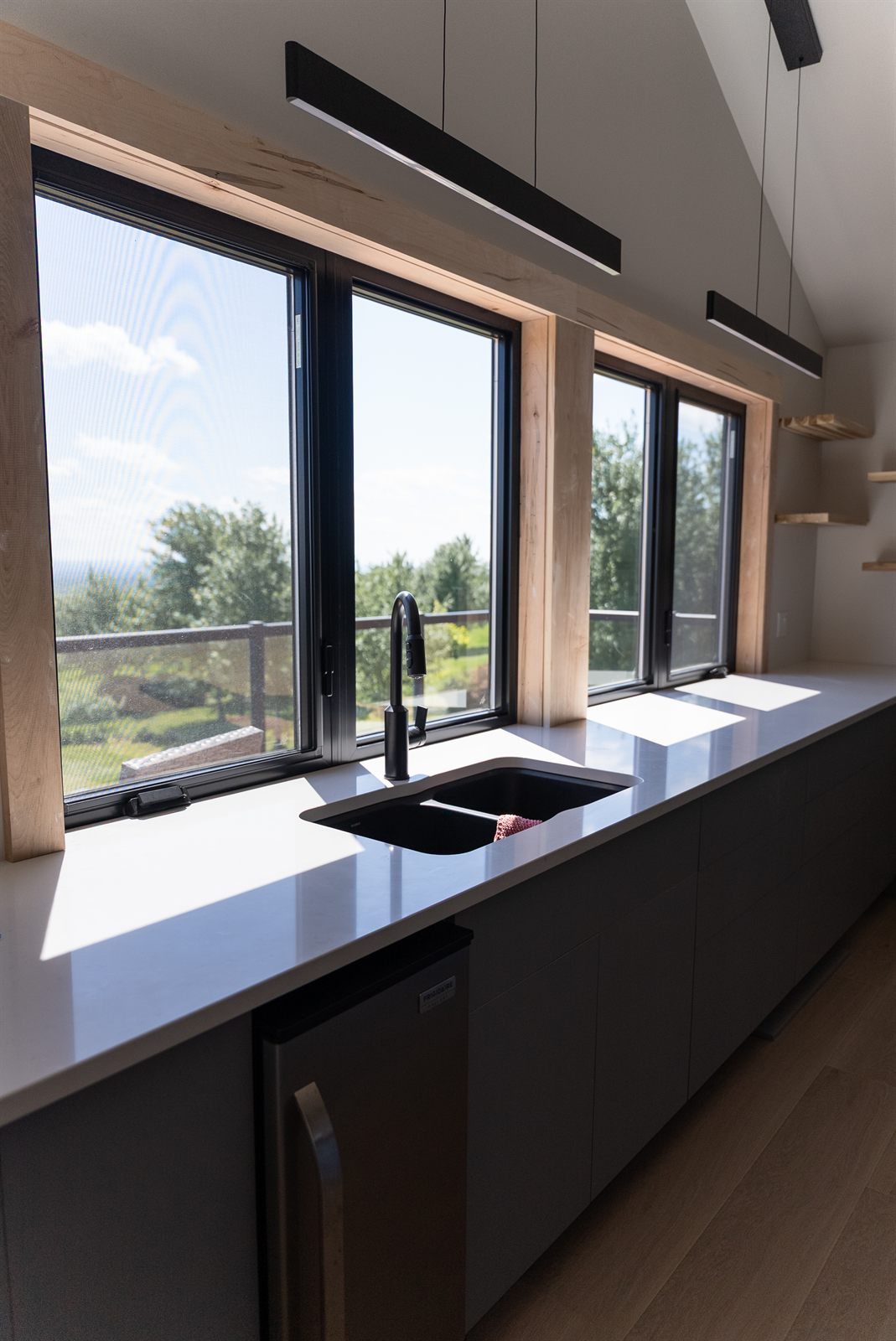 Finished Timberline kitchen with valley view