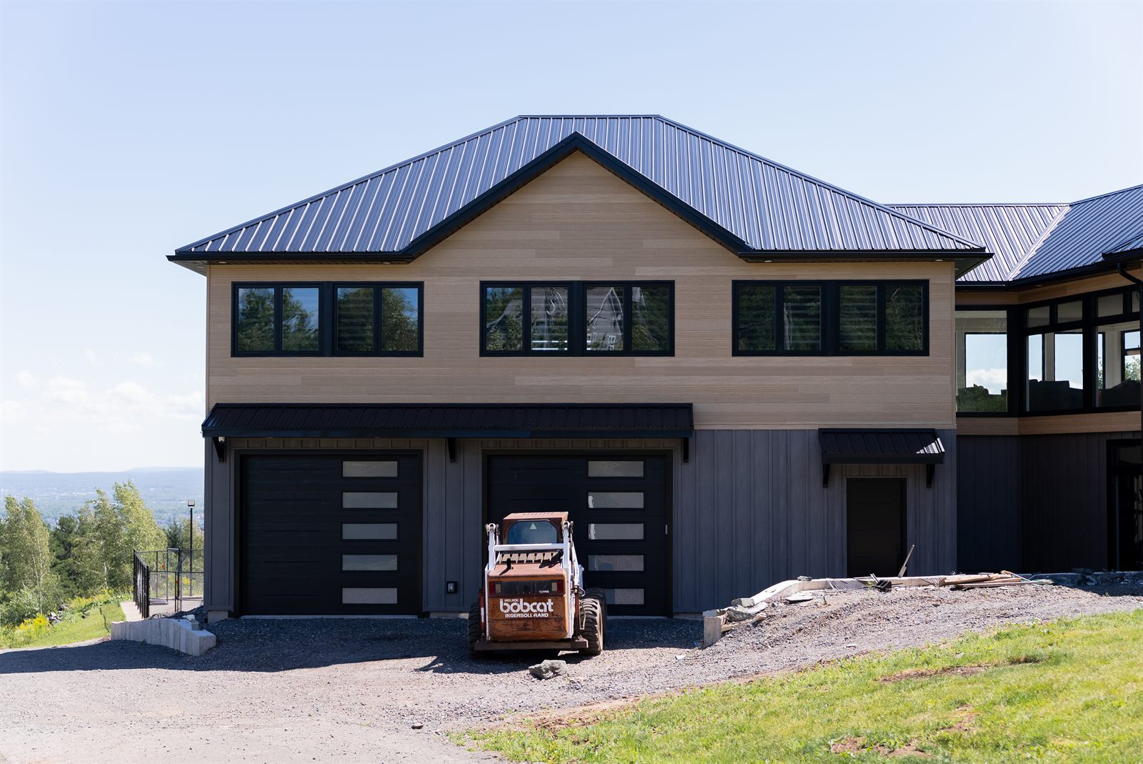 Finished Timberline home, front exterior