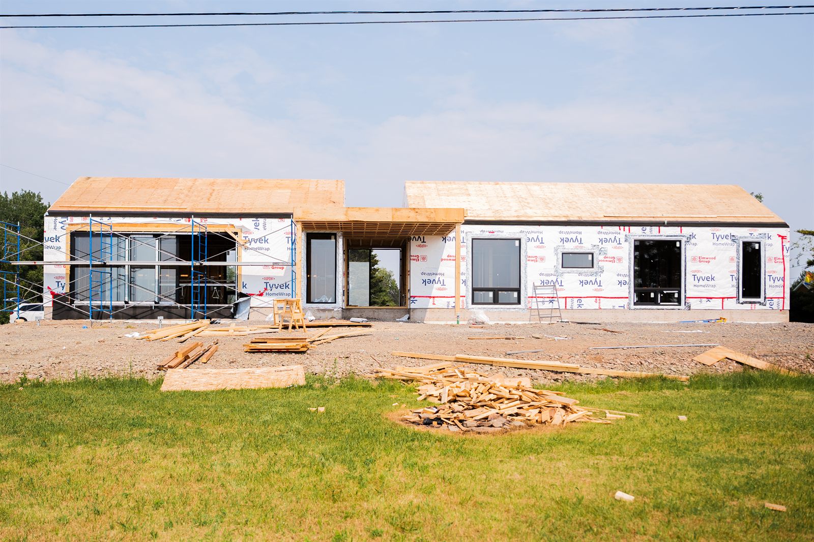 Home framing underway