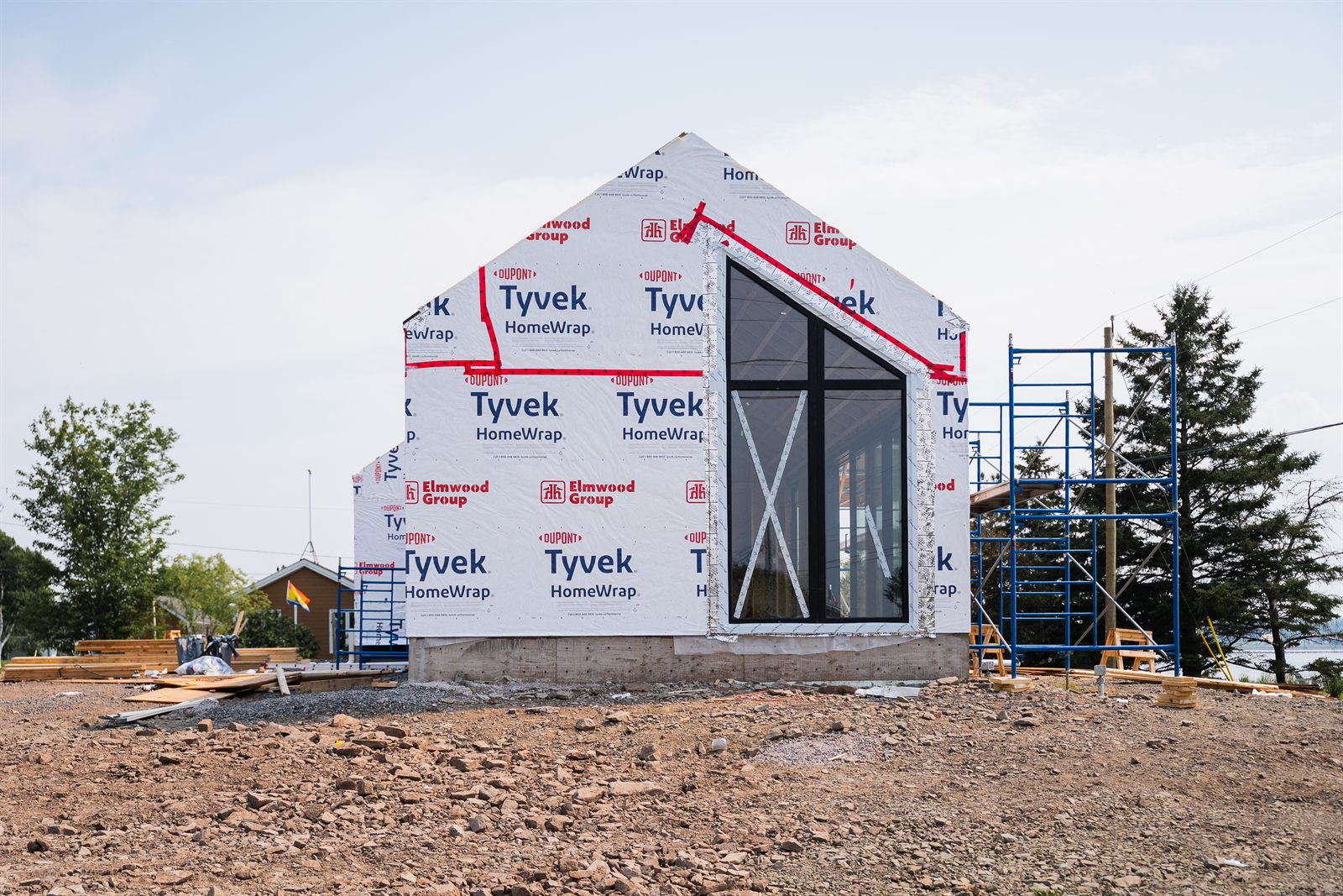 Exterior sheathing stage