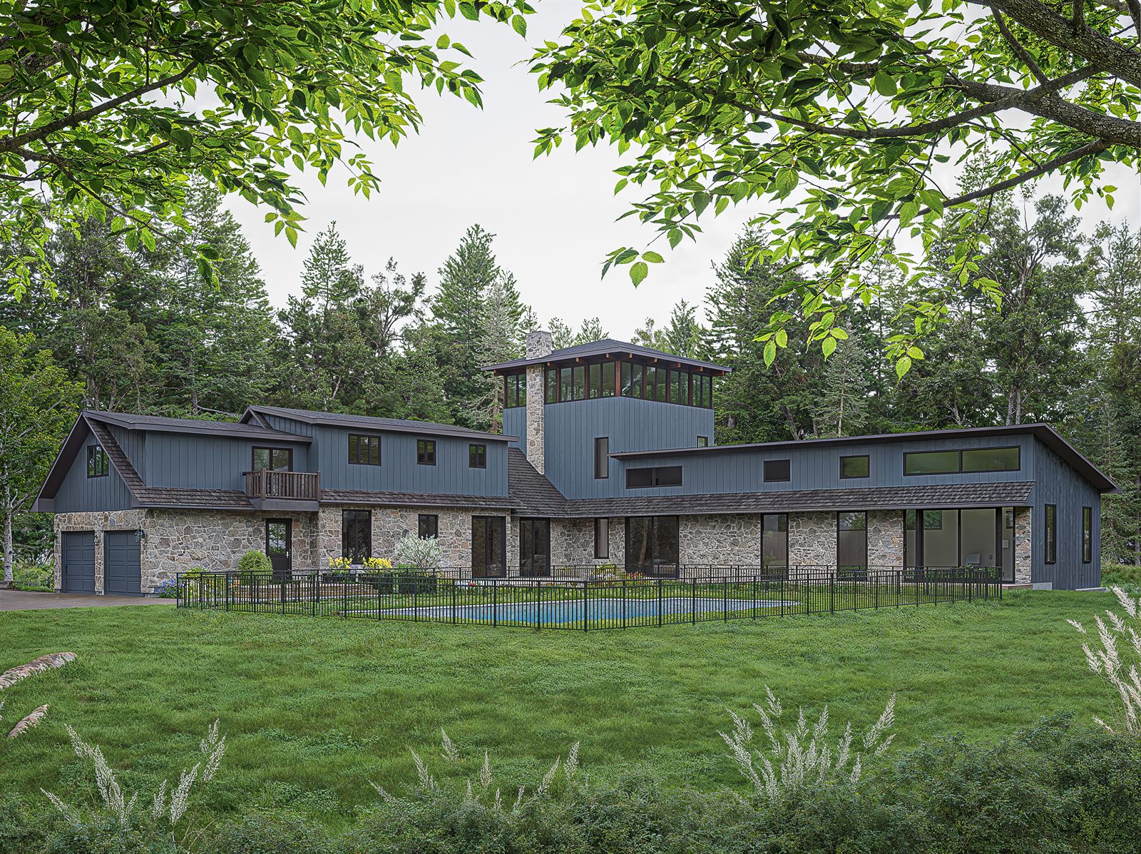 Grand estate home exterior