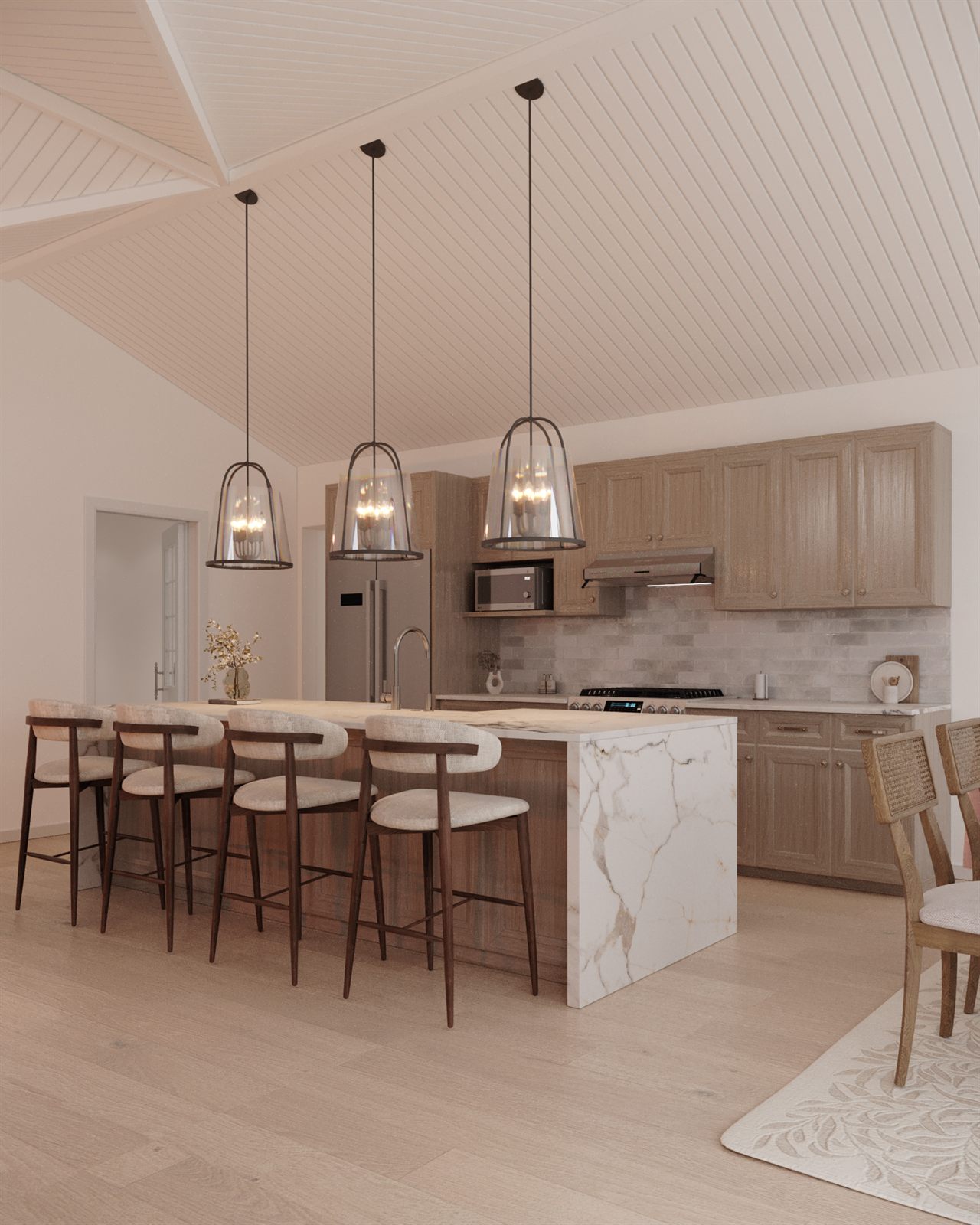 Renovated kitchen